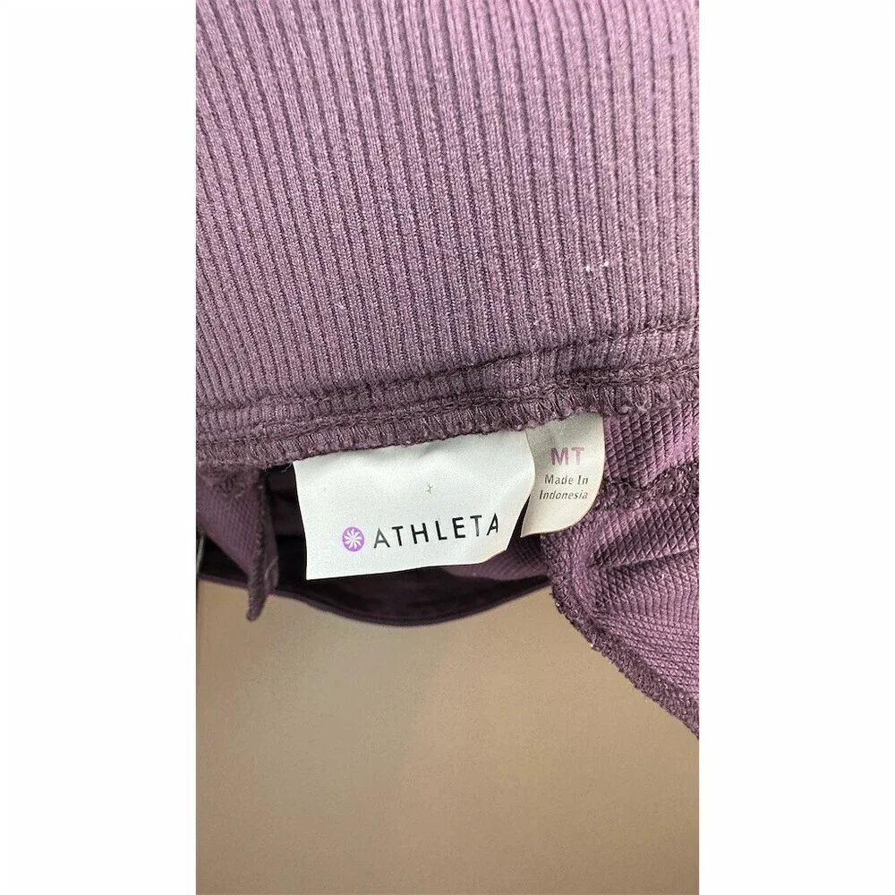 Athleta Skirt Womens Medium Tall Purple Drawstring Pockets Athleisure